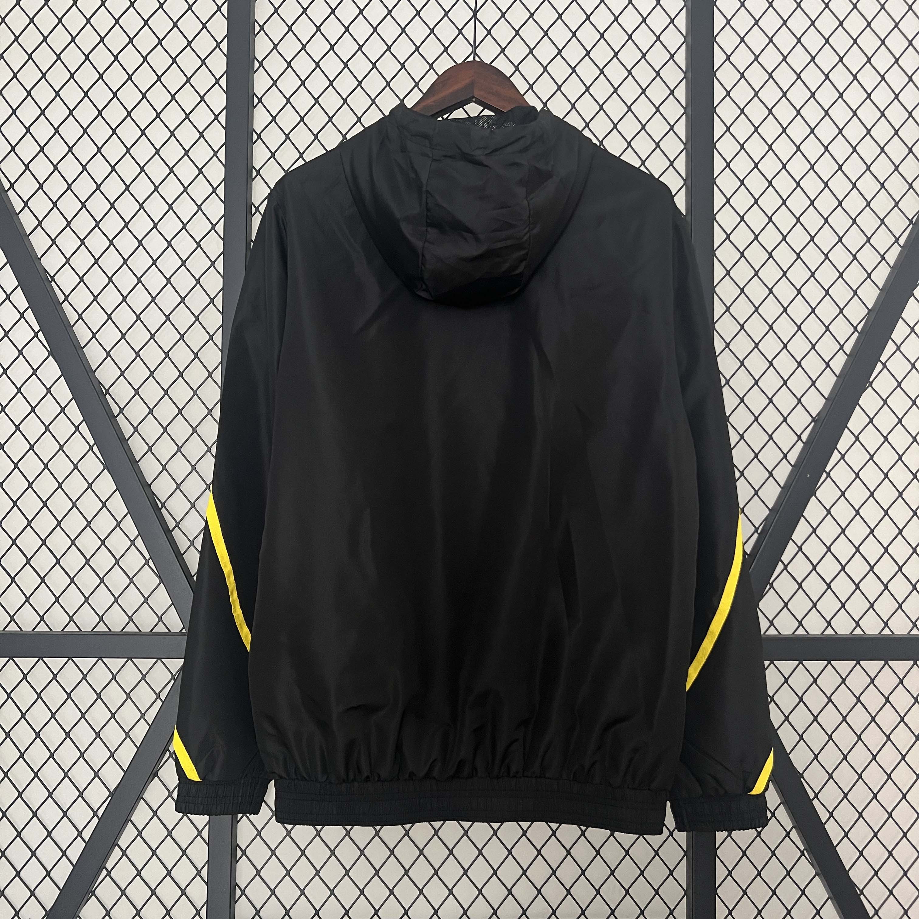 2024/2025 Dortmund Windbreaker Black Football Shirt 1:1 Thai Quality Set:football jersey mysite: unitedjerseyfootball 邓江浪:football