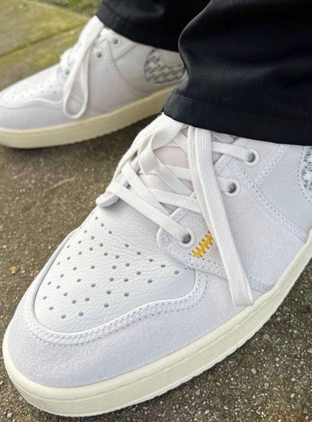 Air Jordan 1 Retro AJKO Low SP Union Sail Leather、JORDAN、Cacoeks