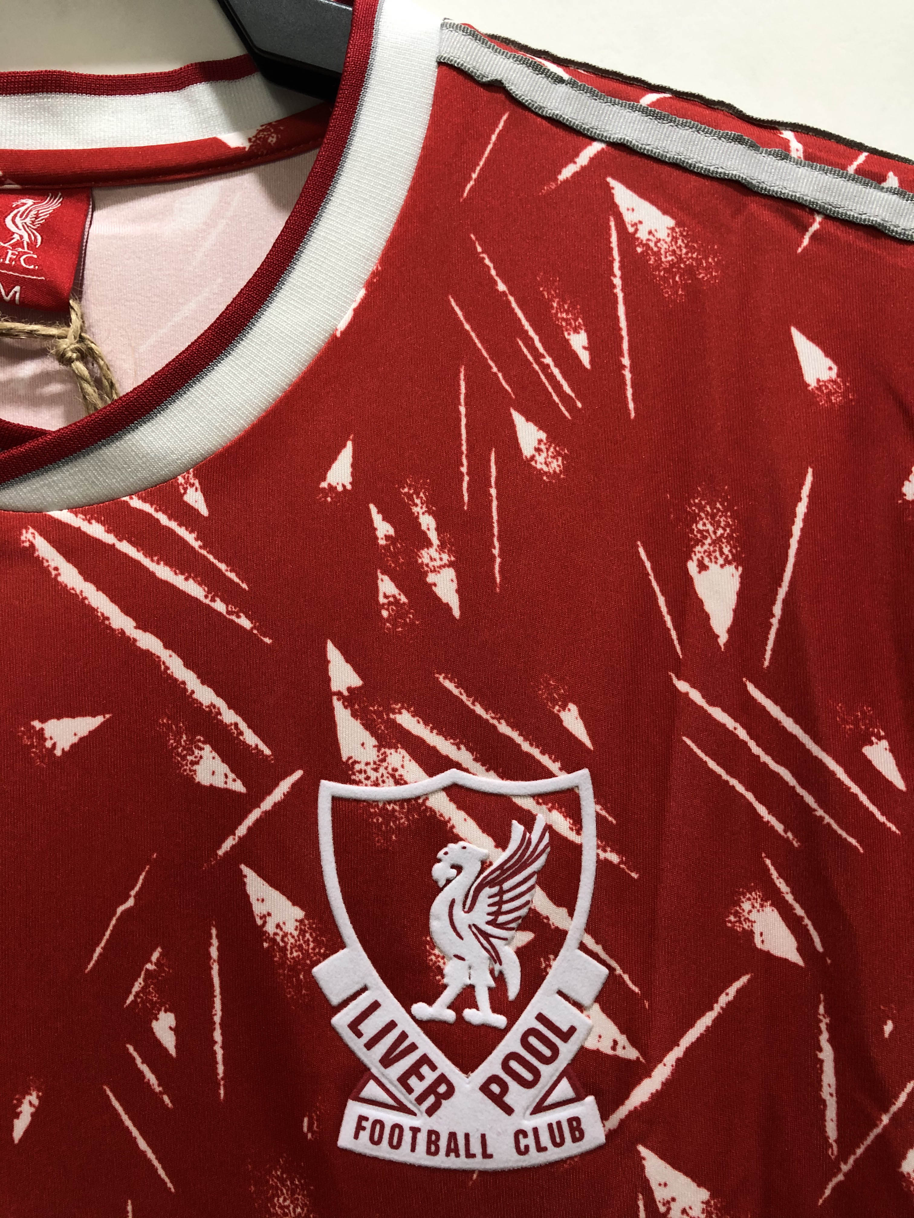 1989/1991 Retro Long Sleeve Liverpool Home Football Shirt 1:1 Thai Quality:football jersey mysite: unitedjerseyfootball 邓江浪:football