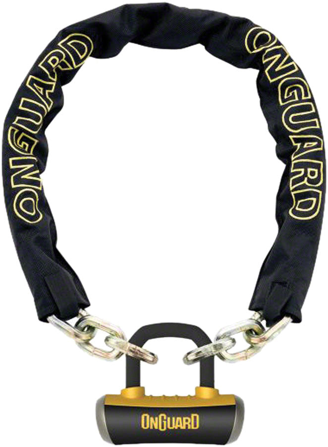 Security - OnGuard Mastiff Chain Lock with Keys: 3.7' x 10mm、mySite、bearsvspackers