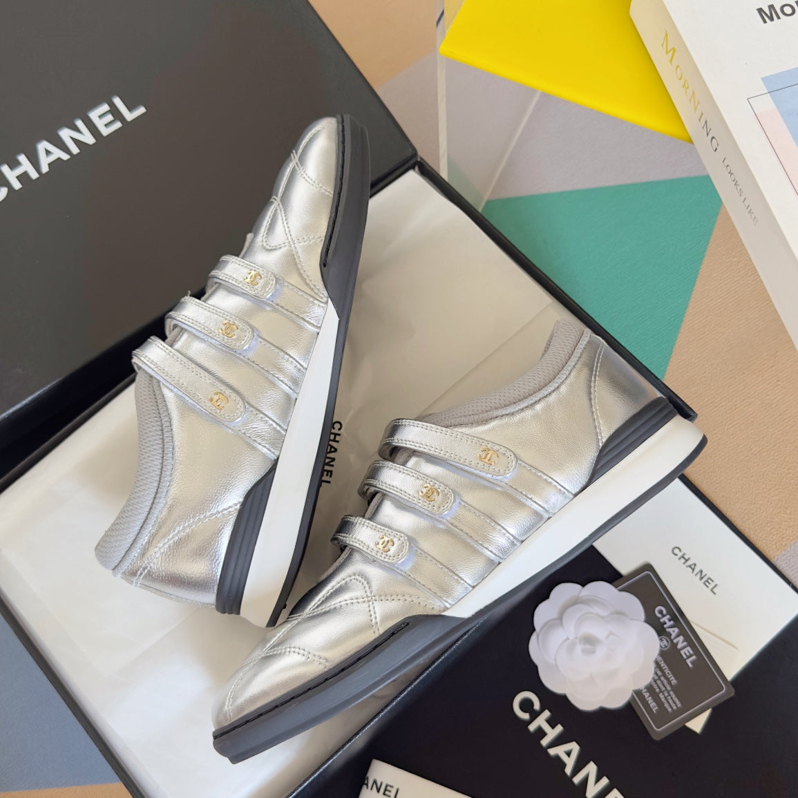 CC MARY JANE SNEAKER IN SILVER LAMBSKIN、mysite、Cacoeks