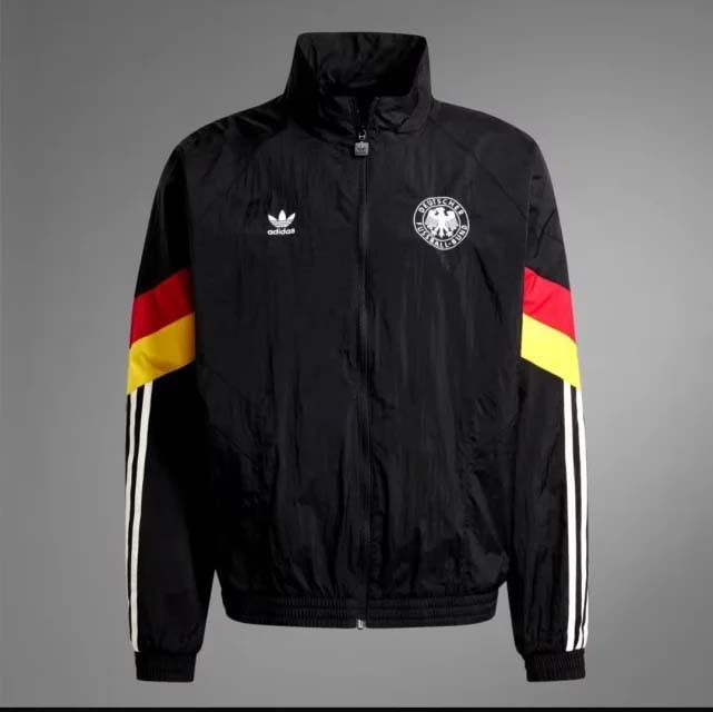 2024 Germany Windbreaker Black Soccer Jersey-mysite Custom Football Kit- Nextkits