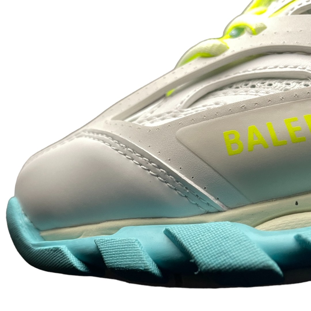 Balenciaga Track Trainer in White Neon Yellow、mysite、Cacoeks