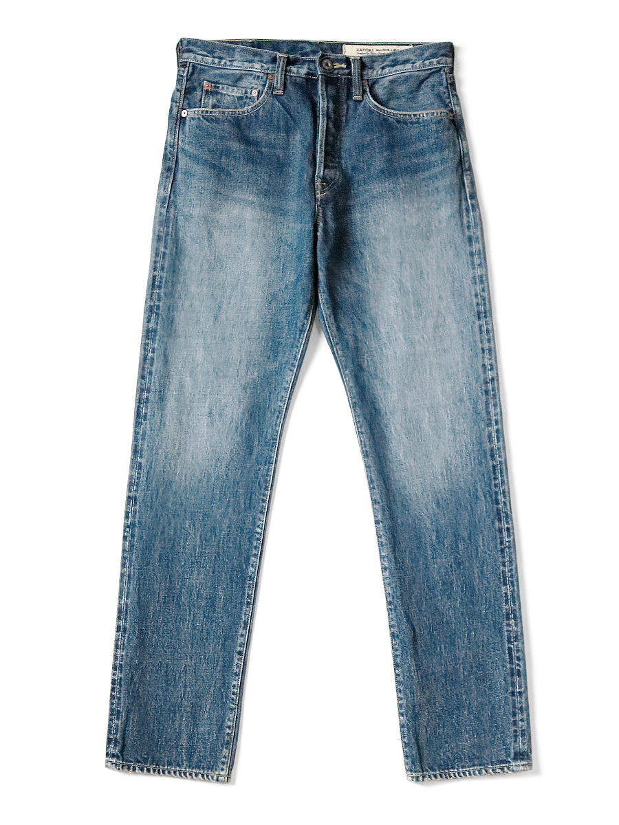 KAPITAL 13.5oz Zimbabwe Denim 5P Monkey CISCO ( Processed )  K2502LP006 