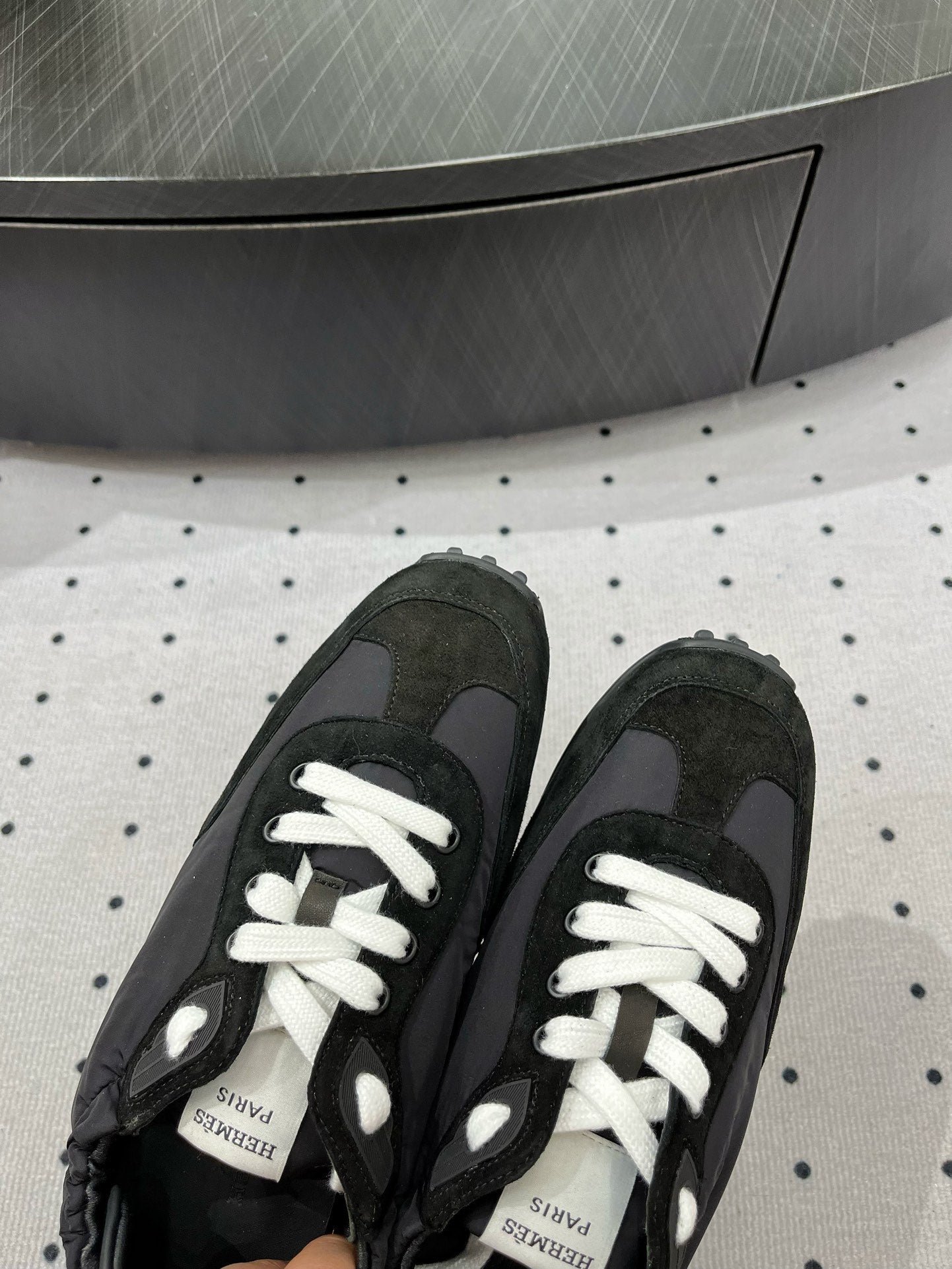 TRAIL SNEAKER IN BLACK SUEDE、mysite、Cacoeks