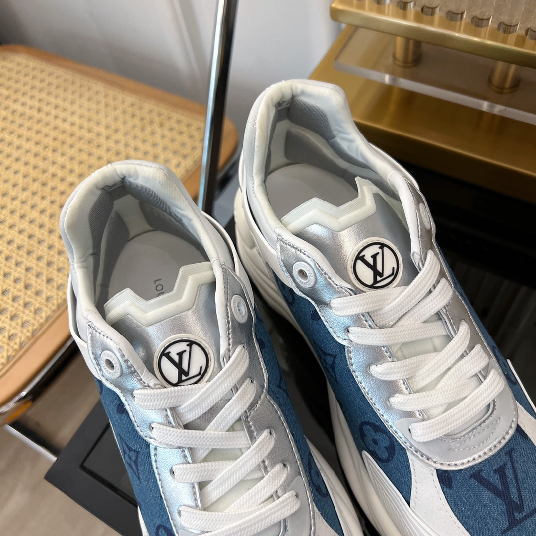 LV RUN 55 SNEAKER BLUE GRAY、mysite、Cacoeks