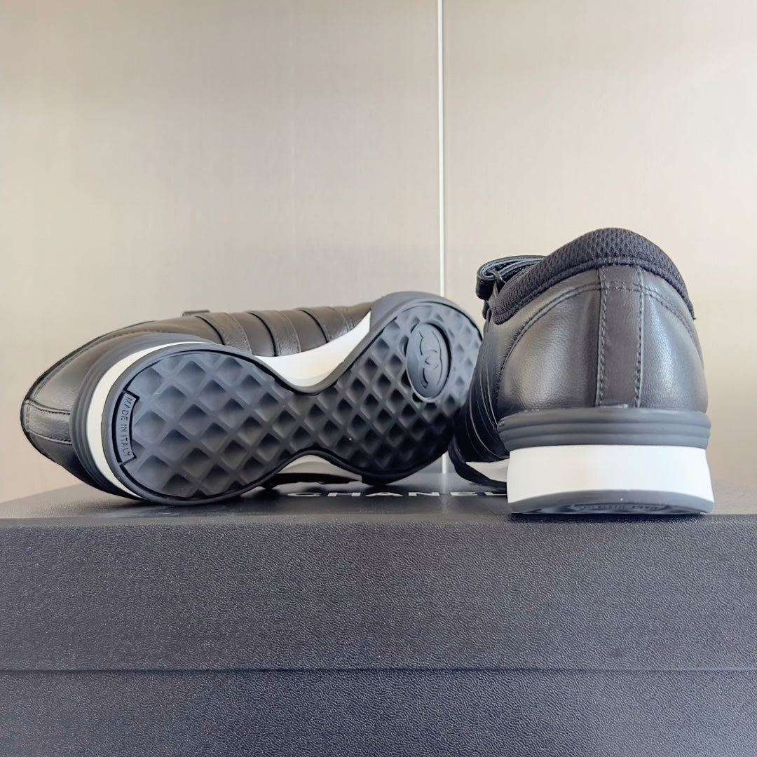 CC MARY JANE SNEAKER IN BLACK LAMBSKIN、mysite、Cacoeks