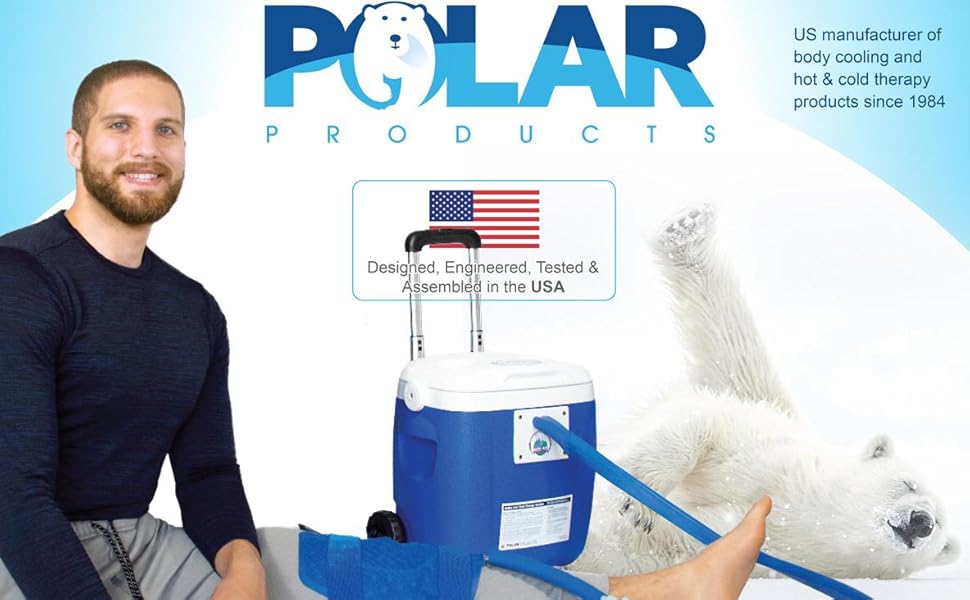 Man wearing Polar Active Ice Knee