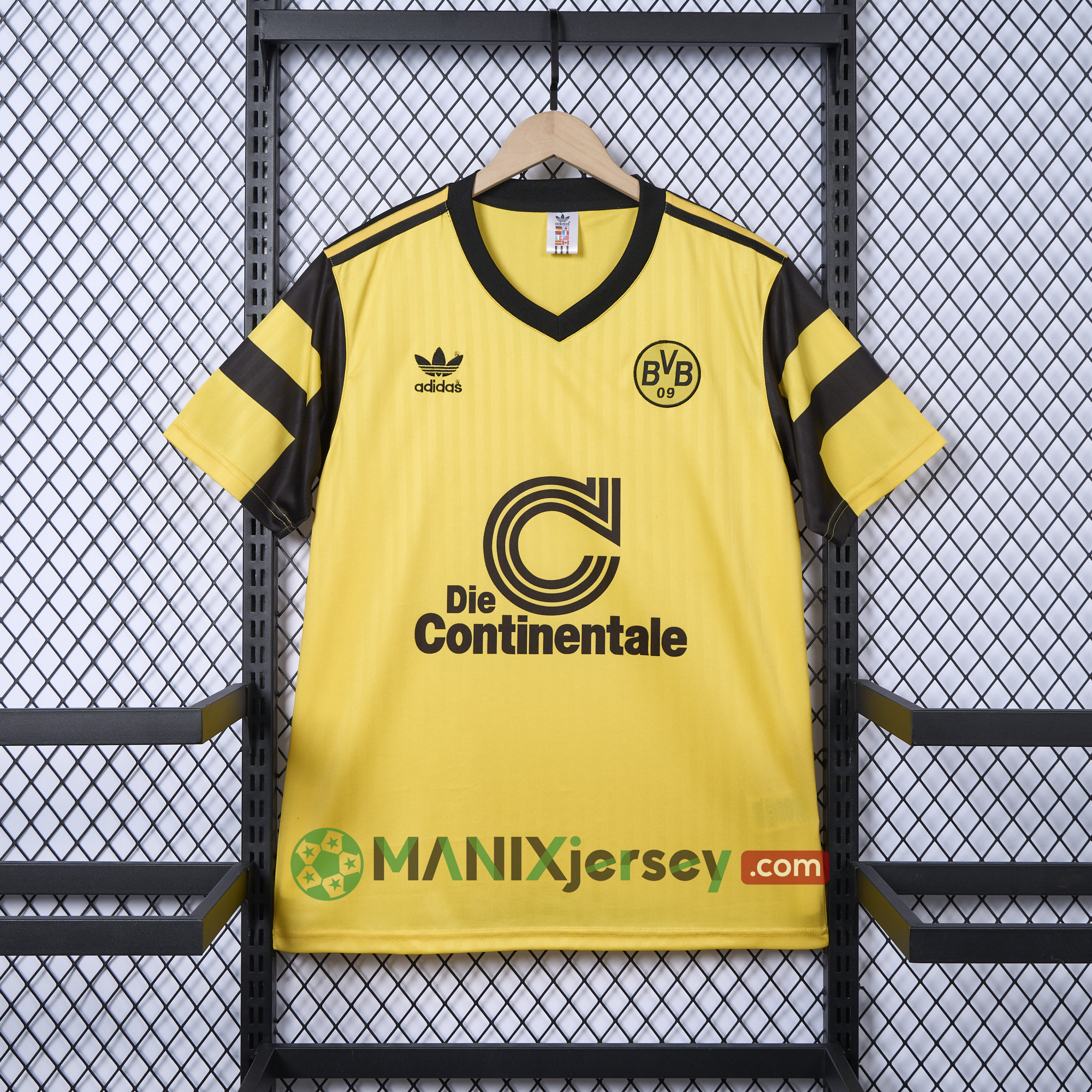ManixJersey.com | Retro Dortmund 1989-90 Anniversary Jersey -Customize Name, Number and Patch | Worldwide Shipping