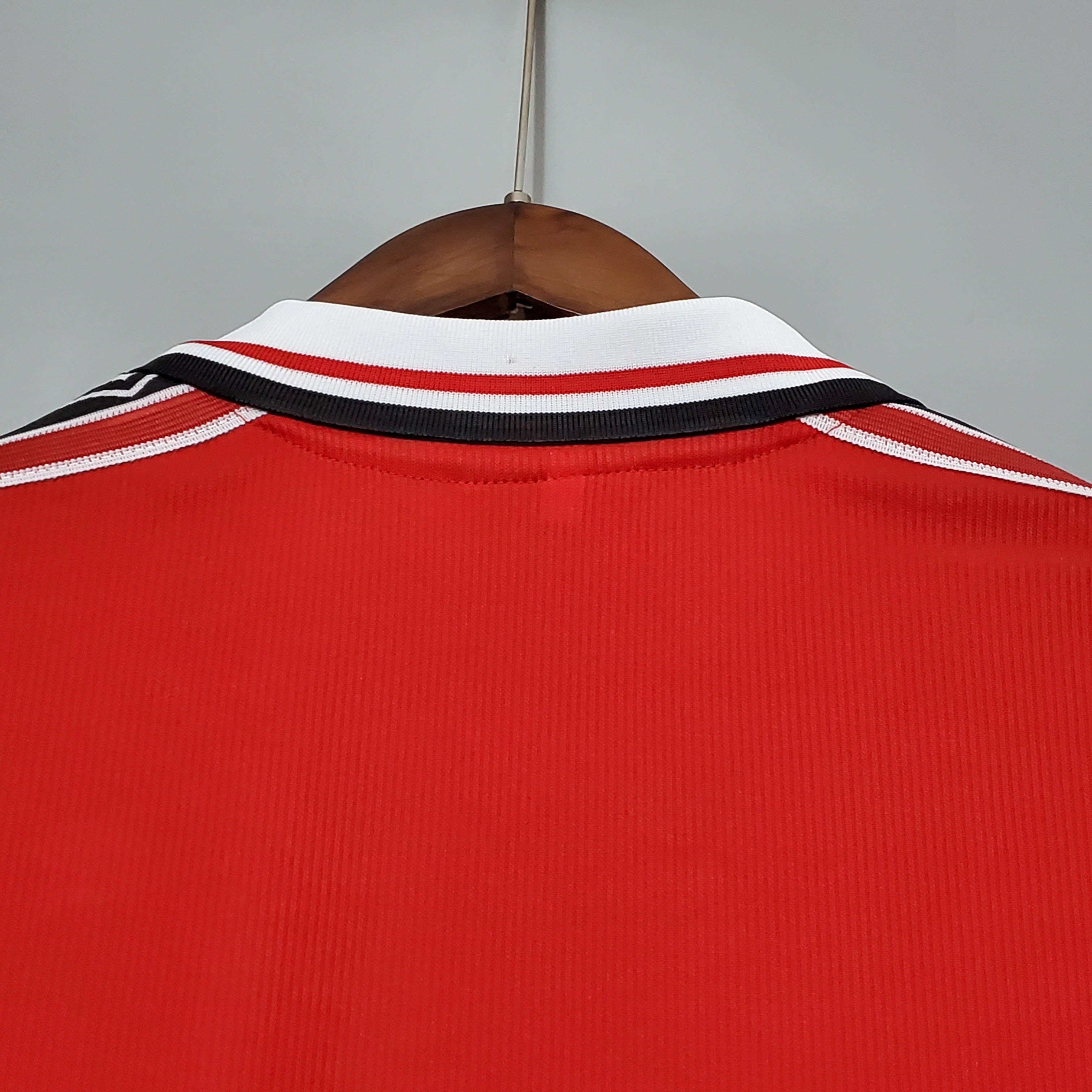 1998-1999 Retro Long Sleeve Manchester United Home Football Shirt 1:1 Thai Quality:football jersey mysite: unitedjerseyfootball 邓江浪:football