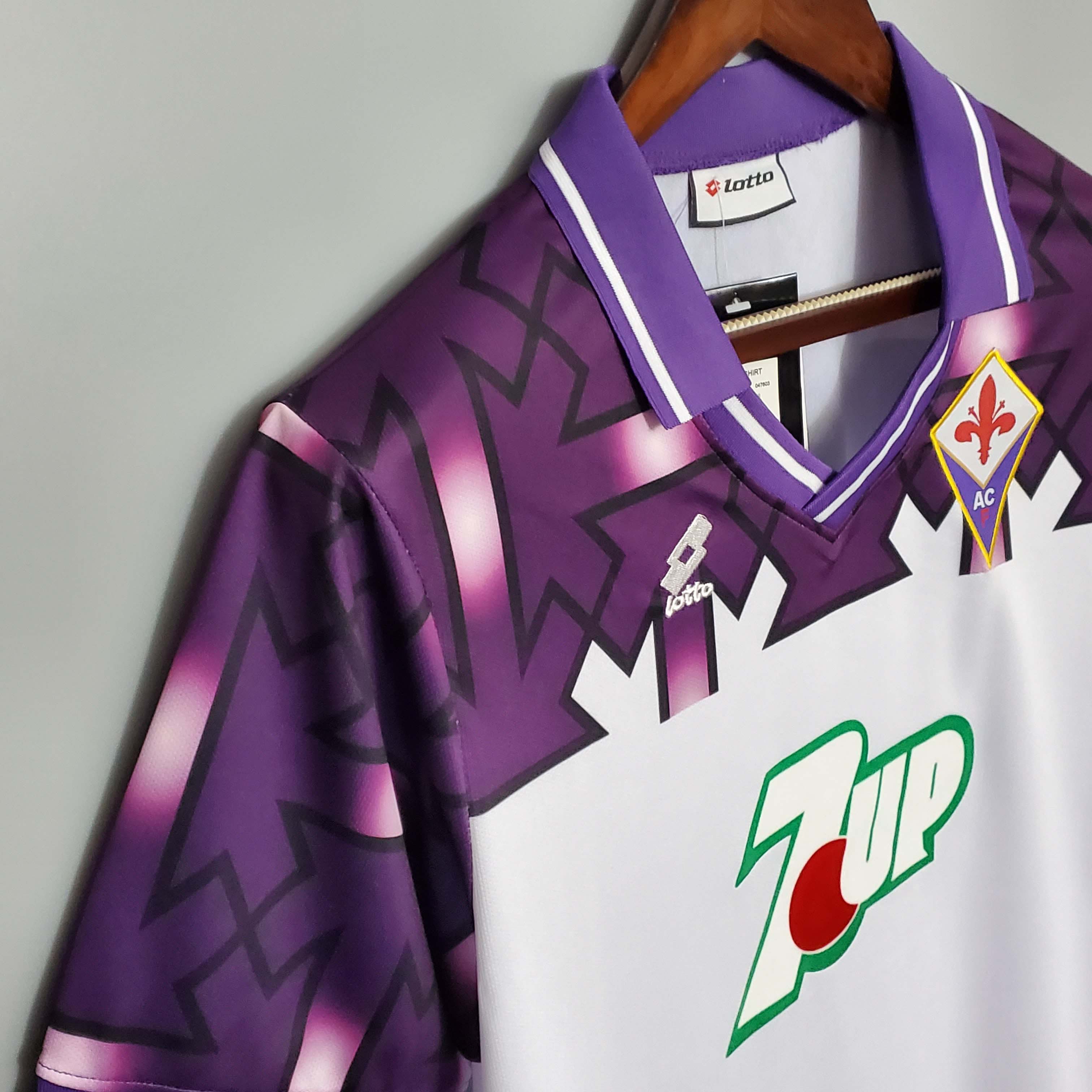 1992/1993 Retro Fiorentina Away Soccer Jersey 1:1 Thai Quality:football jersey mysite: unitedjerseyfootball 邓江浪:football