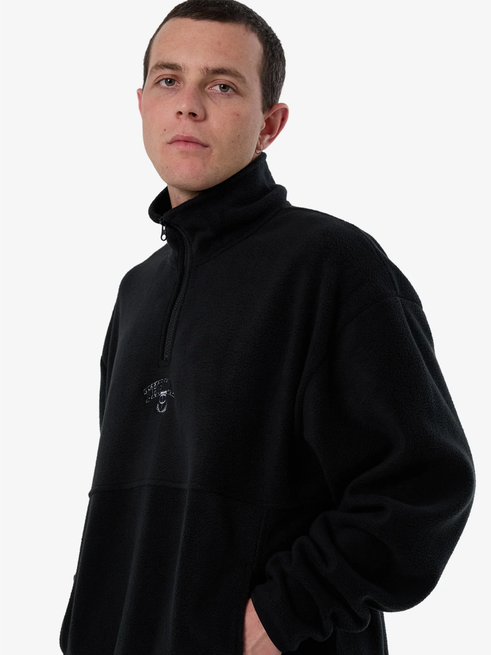 Legacy Wreath Quarter Zip Polar Fleece