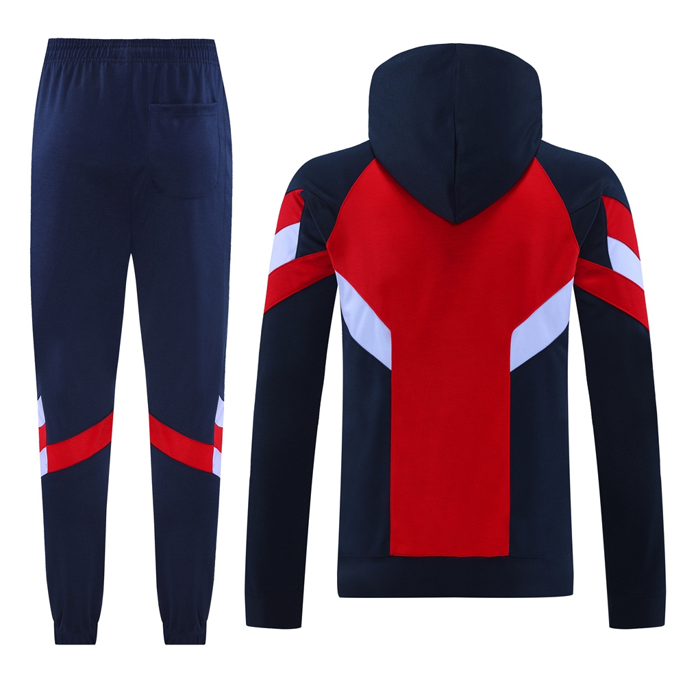 ManixJersey.com | Arsenal 24-25 Originals LFSTLR Training Hoodie Set - Red Hoodie and Deep Blue Pants -Customize Name, Number and Patch | Worldwide Shipping