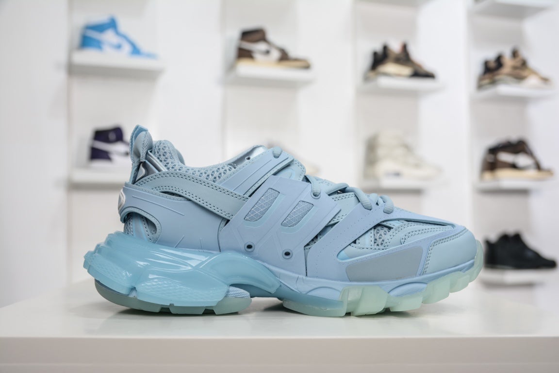 Balenciaga Track Trainer Clear Sole Light Blue、mysite、Cacoeks