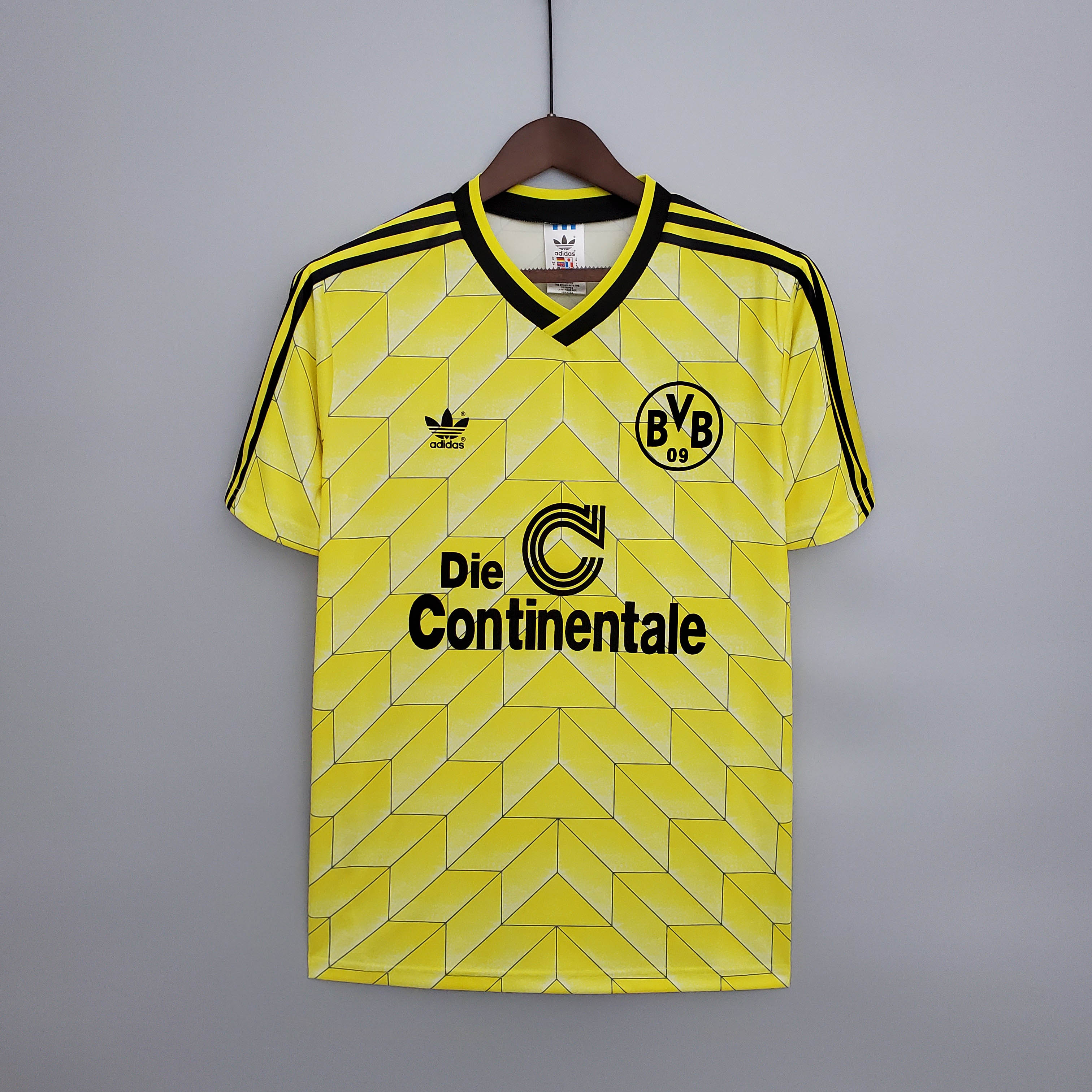 1988/1989 Retro Dortmund Home Football Shirt:football jersey mysite: unitedjerseyfootball 邓江浪:football