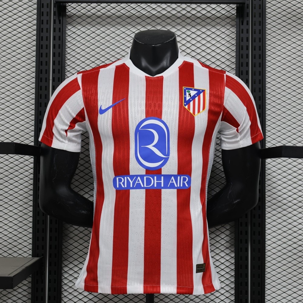 25/26 Player Version Atletico Madrid Home Football Shirt-mysite Custom Football Kit- Nextkits