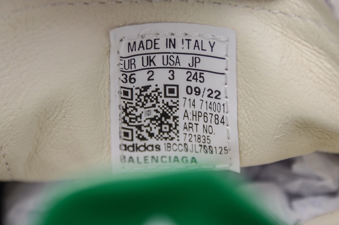 Balenciaga x Adidas Stan Smith Sneaker in Off White Green、mysite、Cacoeks