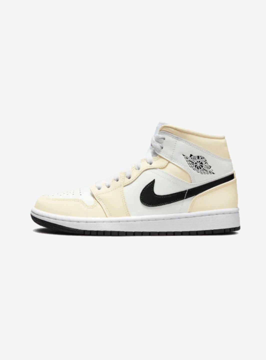 Air Jordan 1 Mid Coconut Milk、JORDAN、Cacoeks