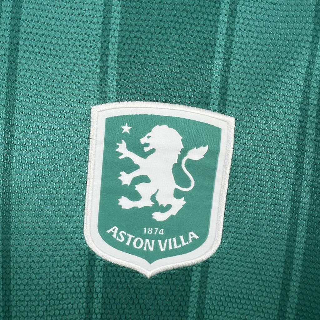 JerseysGala.com | Aston Villa 24-25 Originals Green Stripe Jersey - Fans Version -Customize Name, Number and Patch | Worldwide Shipping