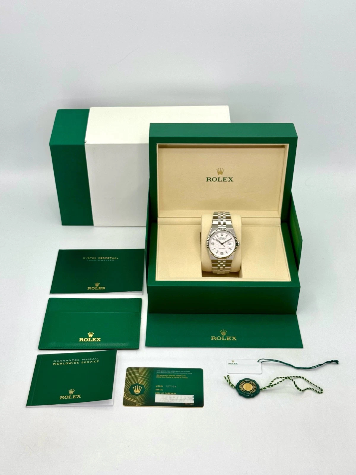 Rolex Land-Dweller 40mm M127334-0001 Super Clone Watch – Oyster Steel White Dial Replica