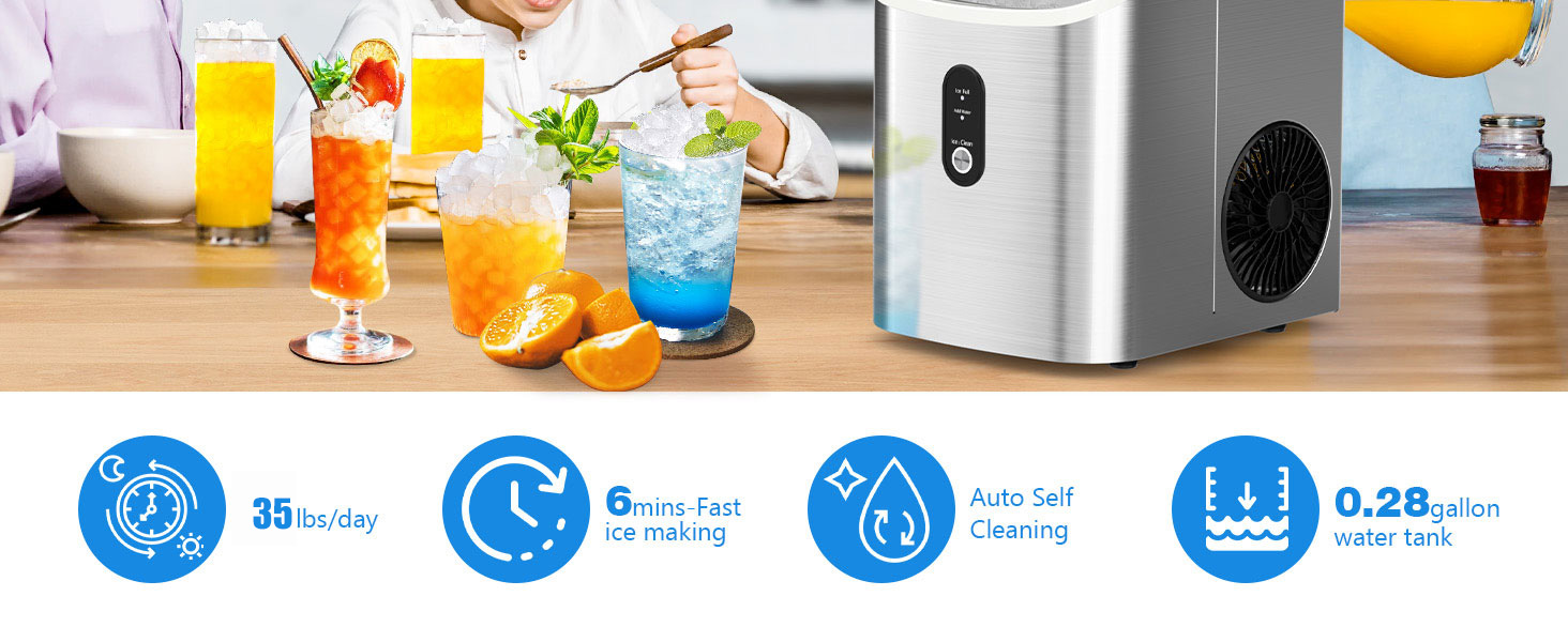 Nugget Ice Maker Countertop