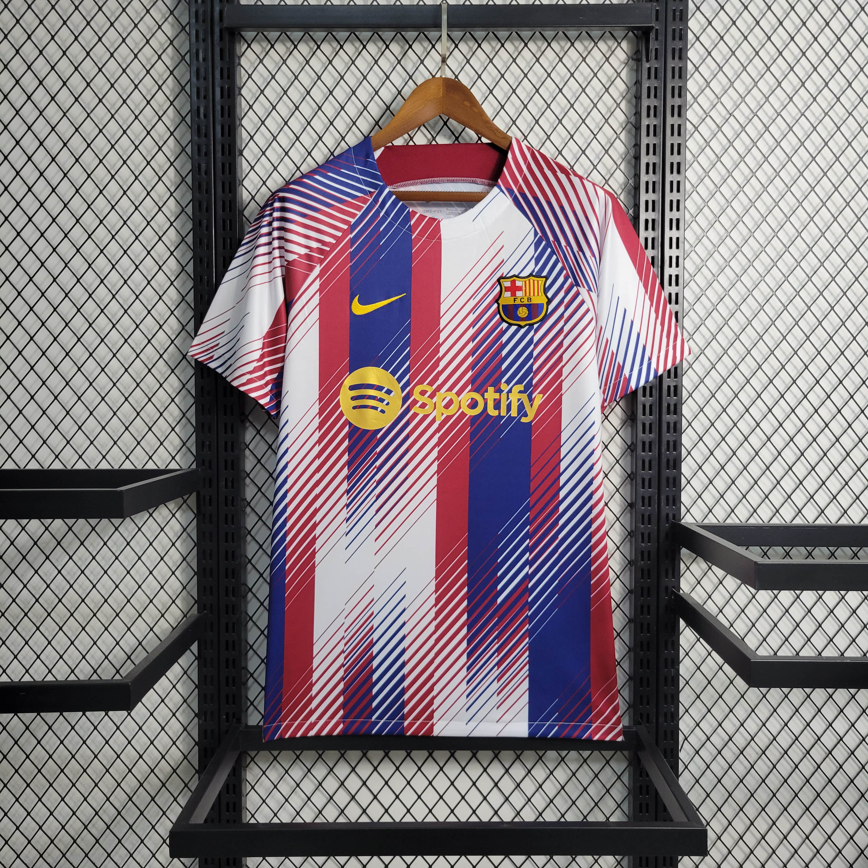 2023/2024 Barcelona Training Wear Red White Blue Jersey:football jersey mysite: unitedjerseyfootball 邓江浪:football
