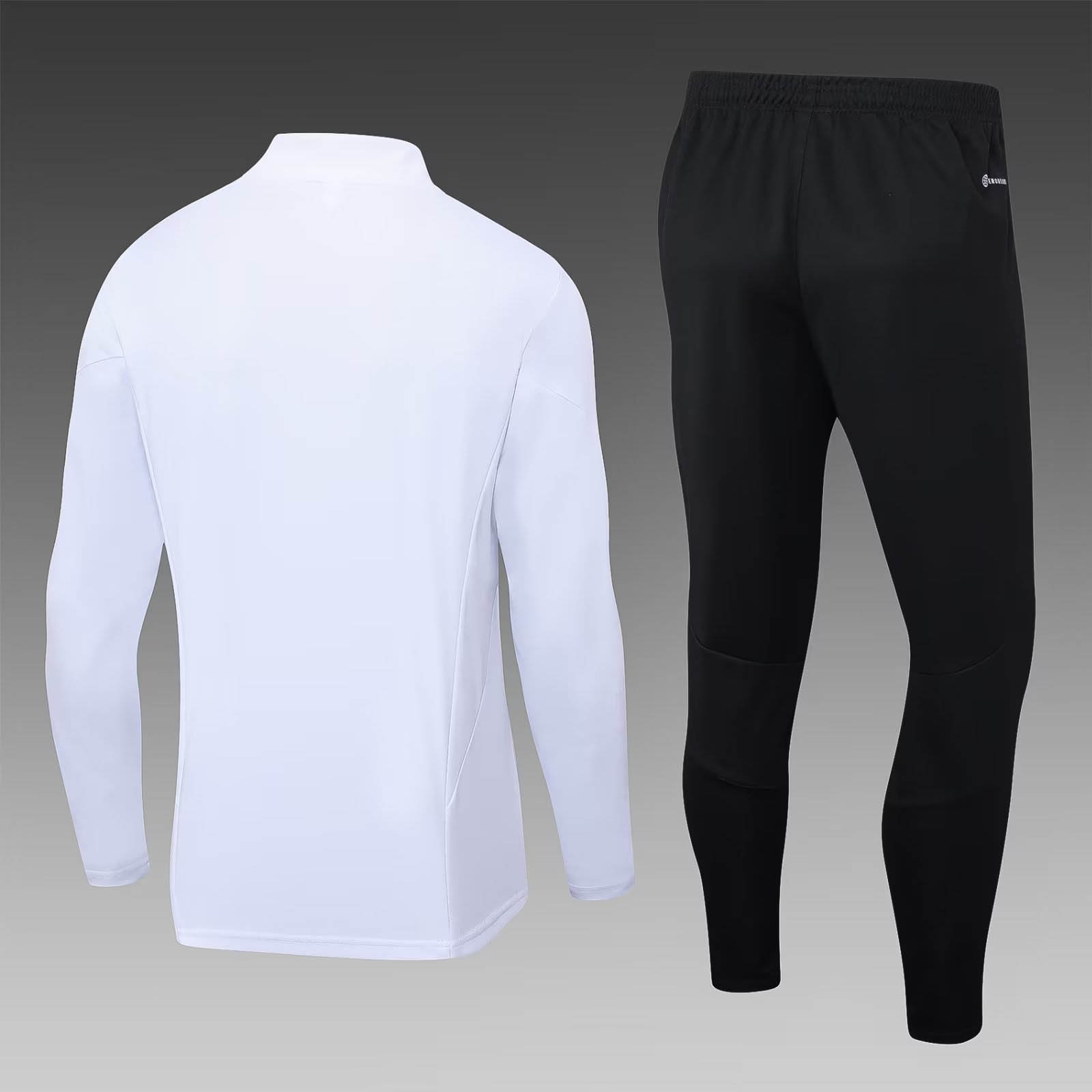 2023/2024 Manchester United Half-Pull Training Suit White Football Shirt 1:1 Thai Quality Set:football jersey mysite: unitedjerseyfootball 邓江浪:football