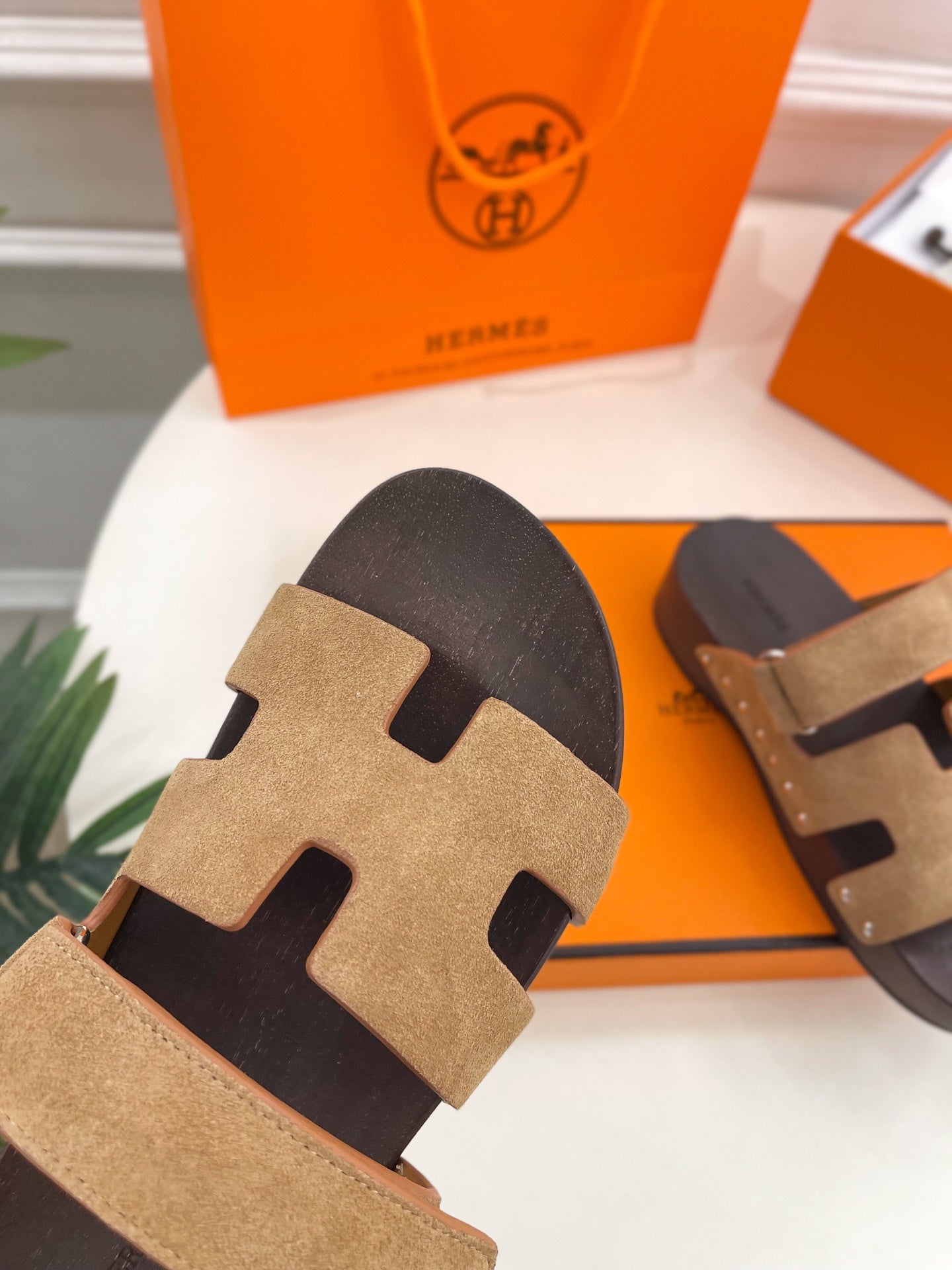 KOS CLOG IN PEANUT BROWN SUEDE、mysite、Cacoeks