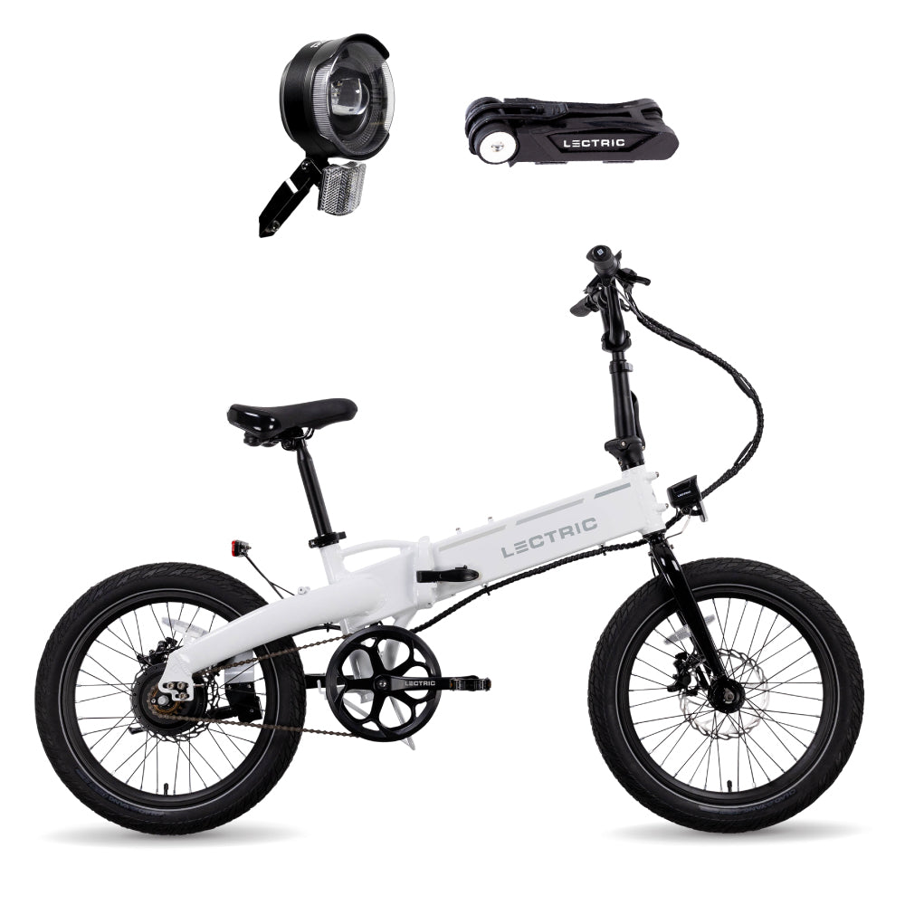 XP Lite 2.0 Arctic White Long-Range + FREE Elite Headlight & Bike Lock ($148 Value)、mySite、bearsvspackers
