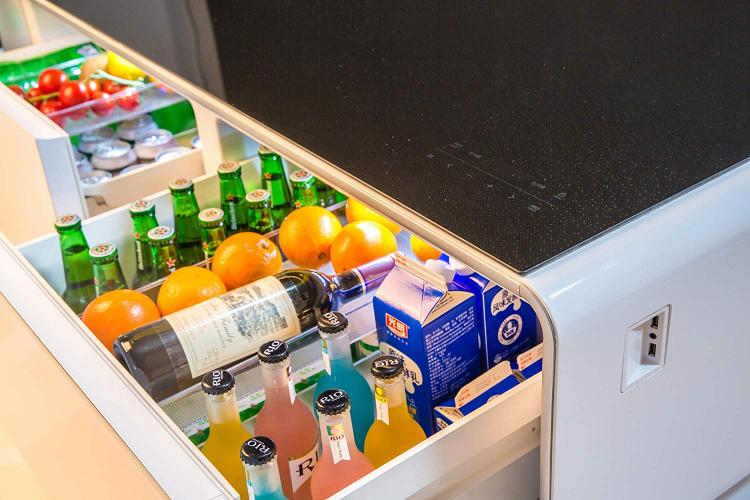 Ultimate Coffee Table With Built-In Fridge and Speaker System - Smart Coffee Table Gadget