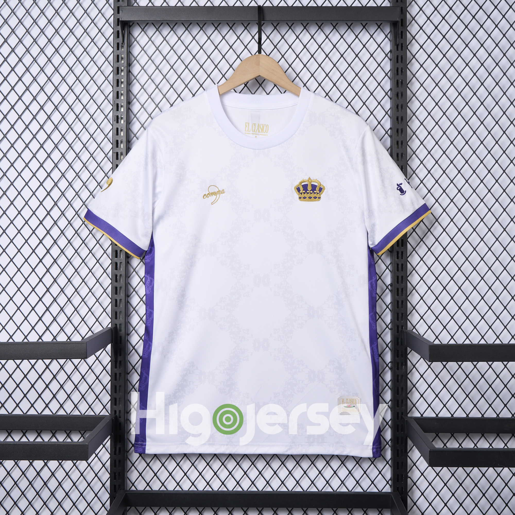 Higojerseys-Real Madrid 2024-25 COMMA Gareth Bale Jersey - Fans Version