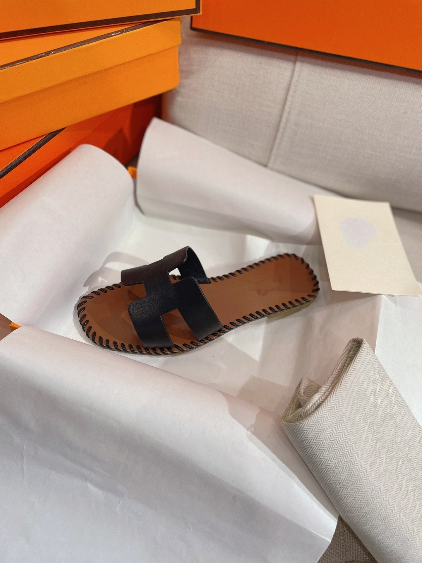 0RAN SANDAL Braided Calfskin BLACK、mysite、Cacoeks