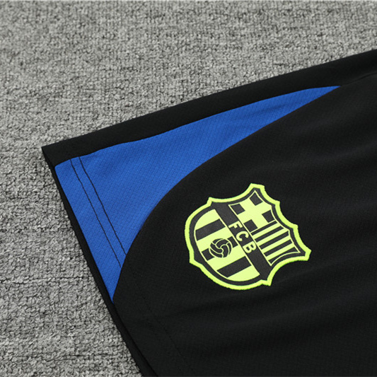 Higojerseys-Barcelona 24-25 Short-Sleeve Training Set - Blue and Black
