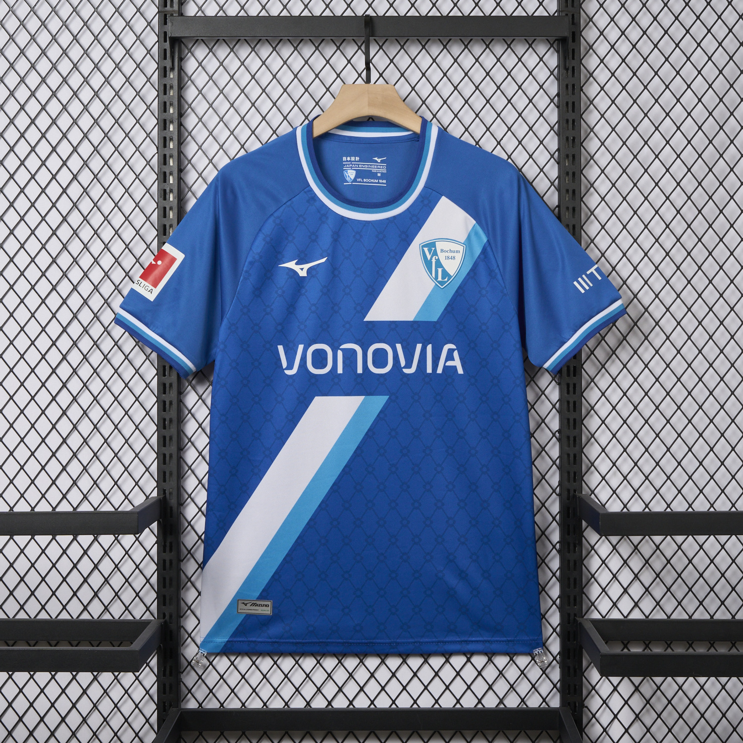 UltraTrikot-Bochum 24-25 White Slanted Stripe Special Jersey with Sponsors - Fans Version
