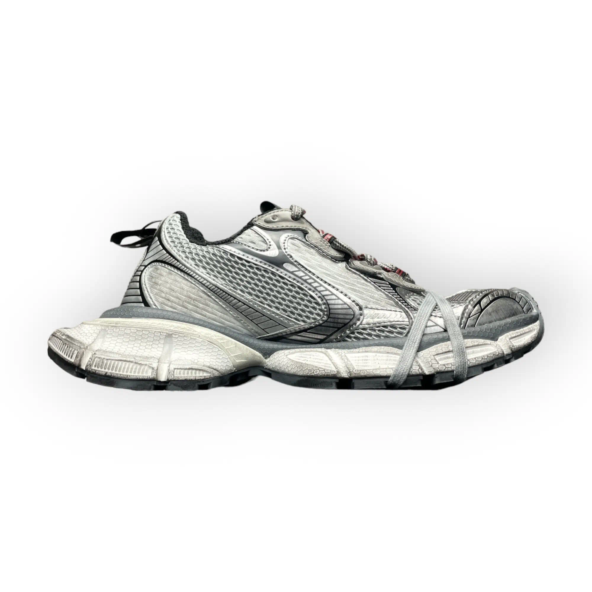 Balenciaga 3XL Sneaker in Grey White Red、mysite、Cacoeks