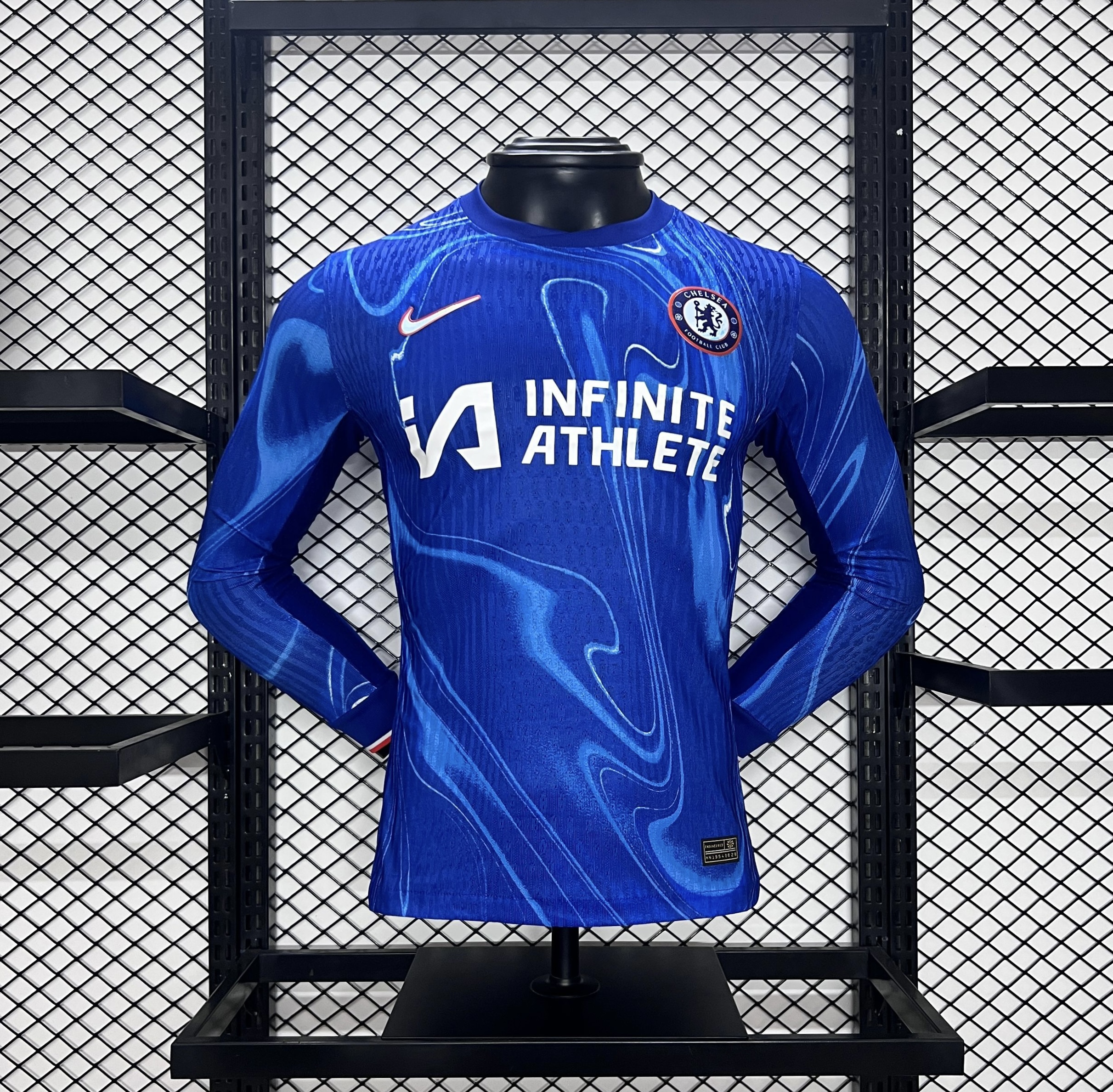 JerseysGala.com | C.H.E.L.S.E.A 24-25 Home Long Sleeve Jersey - Player Version -Customize Name, Number and Patch | Worldwide Shipping