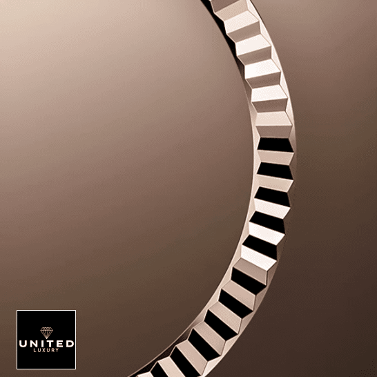 Rolex Datejust rose gold bezel