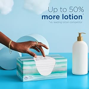 Up tp 50% more lotion