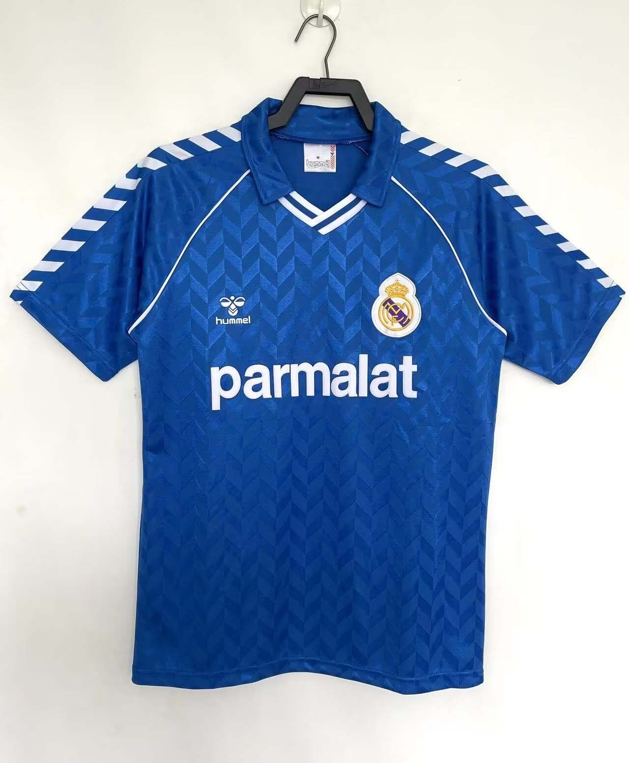 1986/1987 Retro Real Madrid Away Football Shirt 1:1 Thai Quality:football jersey mysite: unitedjerseyfootball 邓江浪:football