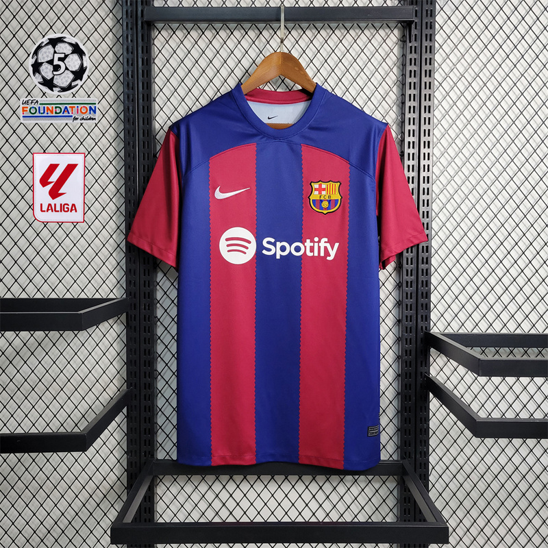 Higojerseys-Barcelona 23-24 Home Jersey - Fans Version