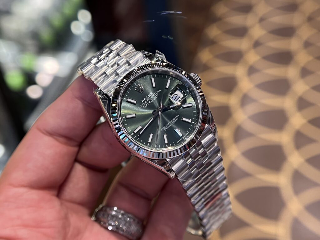 Đồng Hồ Rolex DateJust 126234 Replica 11 Màu Xanh Lá Cây 36mm (2)