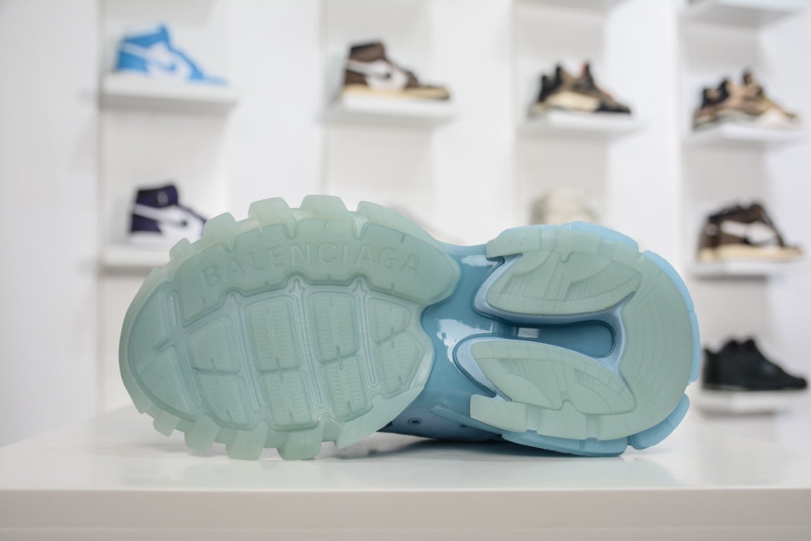 Balenciaga Track Trainer Clear Sole Light Blue、mysite、Cacoeks