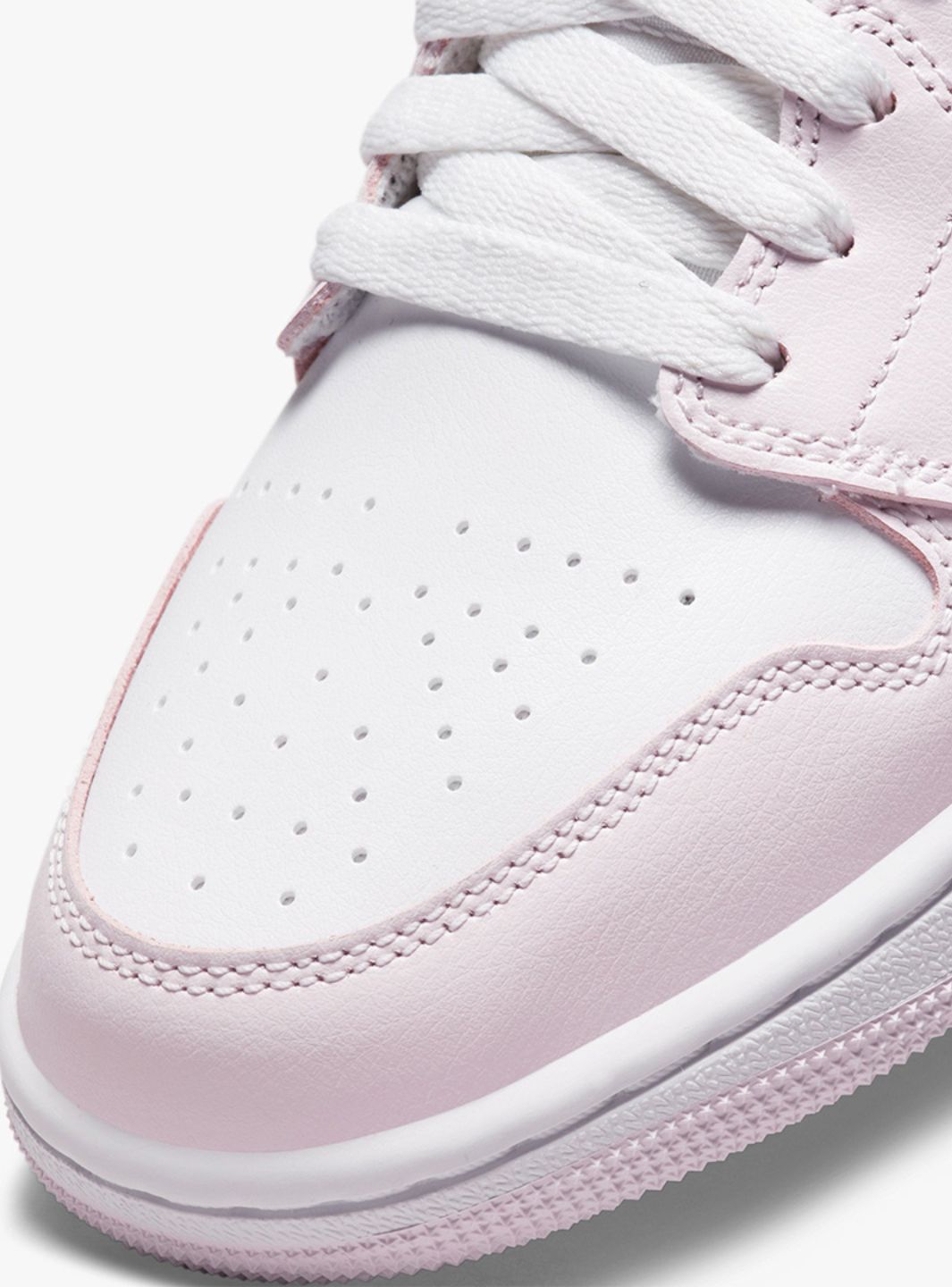 Air Jordan 1 Mid Barely Rose、JORDAN、Cacoeks