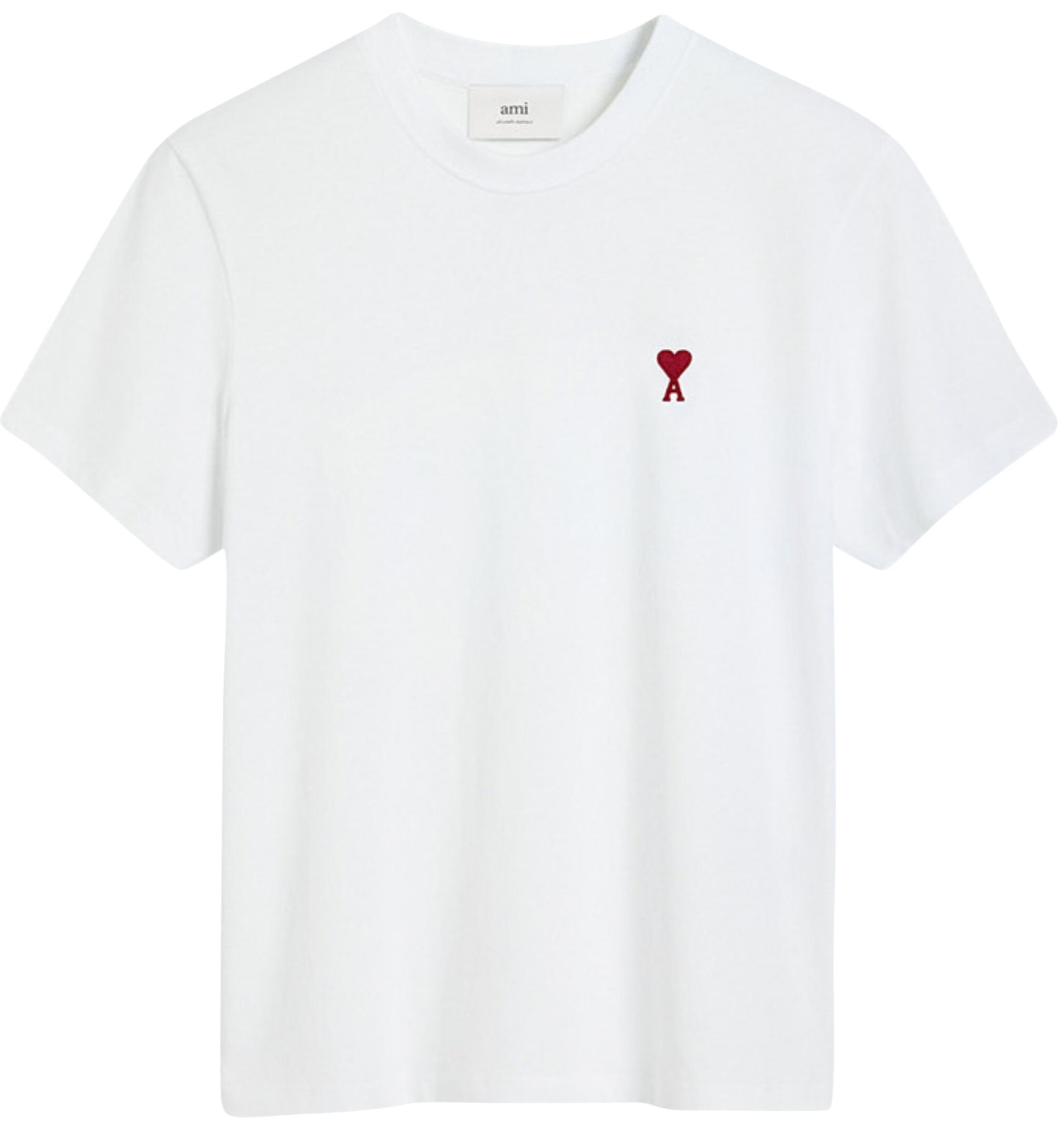 Ami Paris Ami de Coeur Embroidered T-Shirt White (SS22)、mysite、Cacoeks