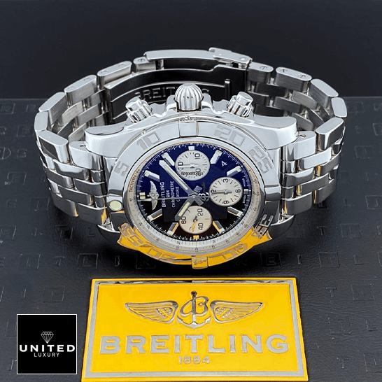 Breitling Chronomat "Black" AB011012/B967/375A Mirror Clone Quality breitling chronomat 44 black serviced complete AB011012B967375A table