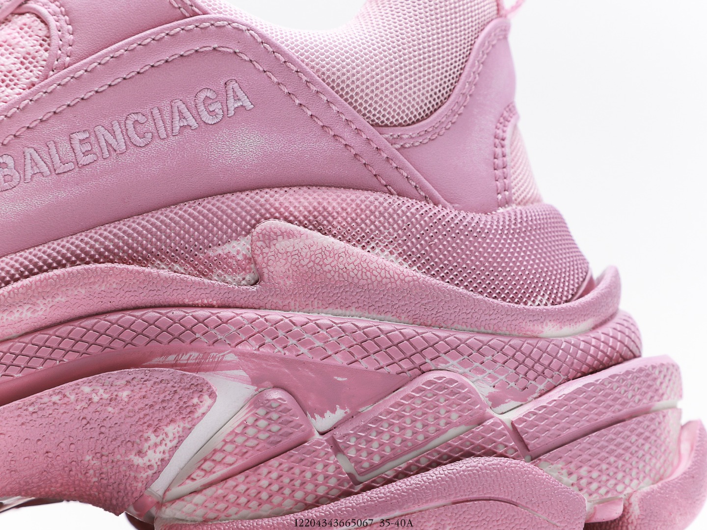 Balenciaga Triple S Sneaker in Faded Pink、mysite、Cacoeks