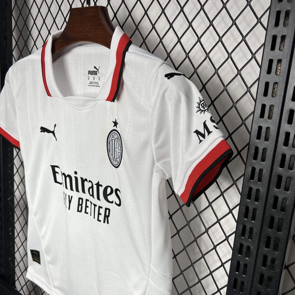 ManixJersey.com | AC Milan 24-25 Away Kids Kit -Customize Name, Number and Patch | Worldwide Shipping