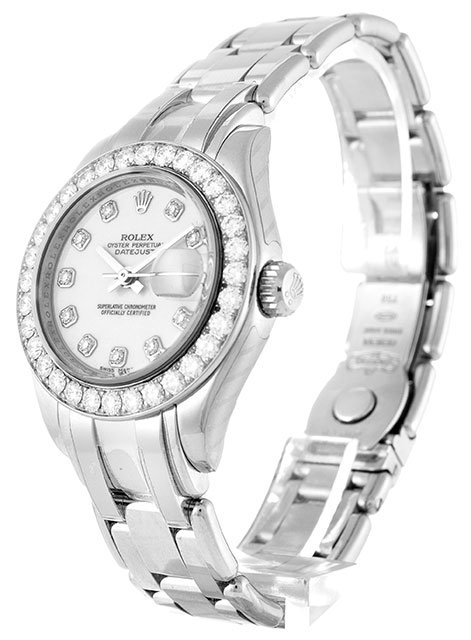 Replica Rolex Pearlmaster 29mm White Dial 80299-fasswatch
