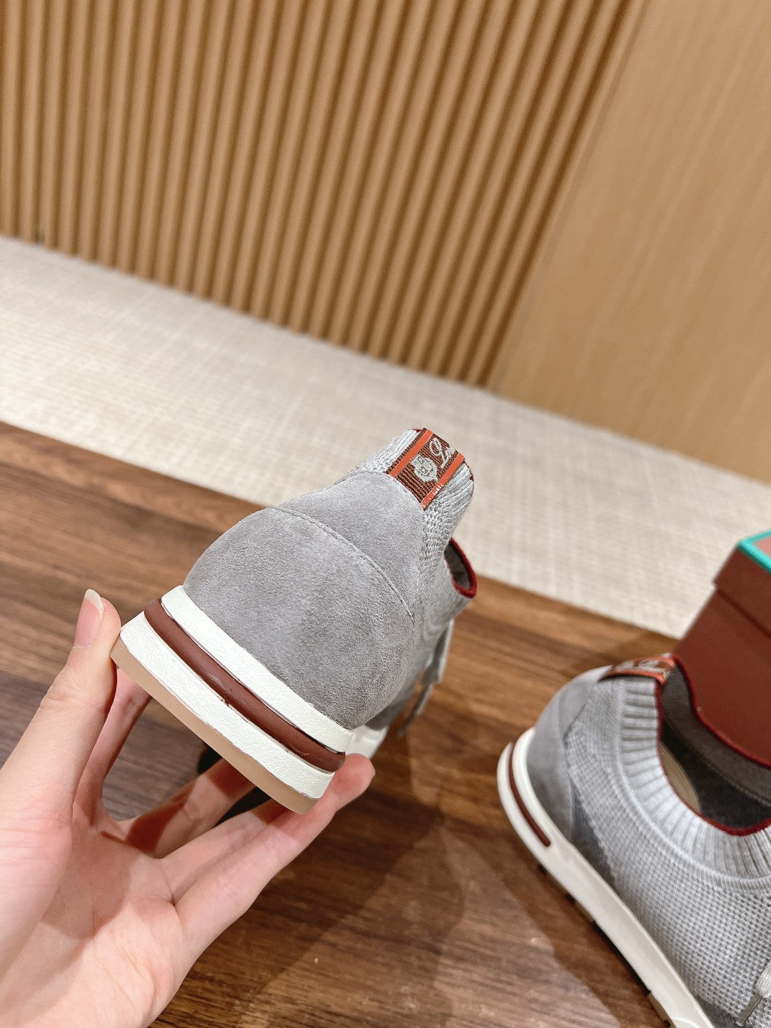LP BASIC 360 FLEXY WALK SNEAKER LIGHT GRAY AND GRAY FABRICS、mysite、Cacoeks