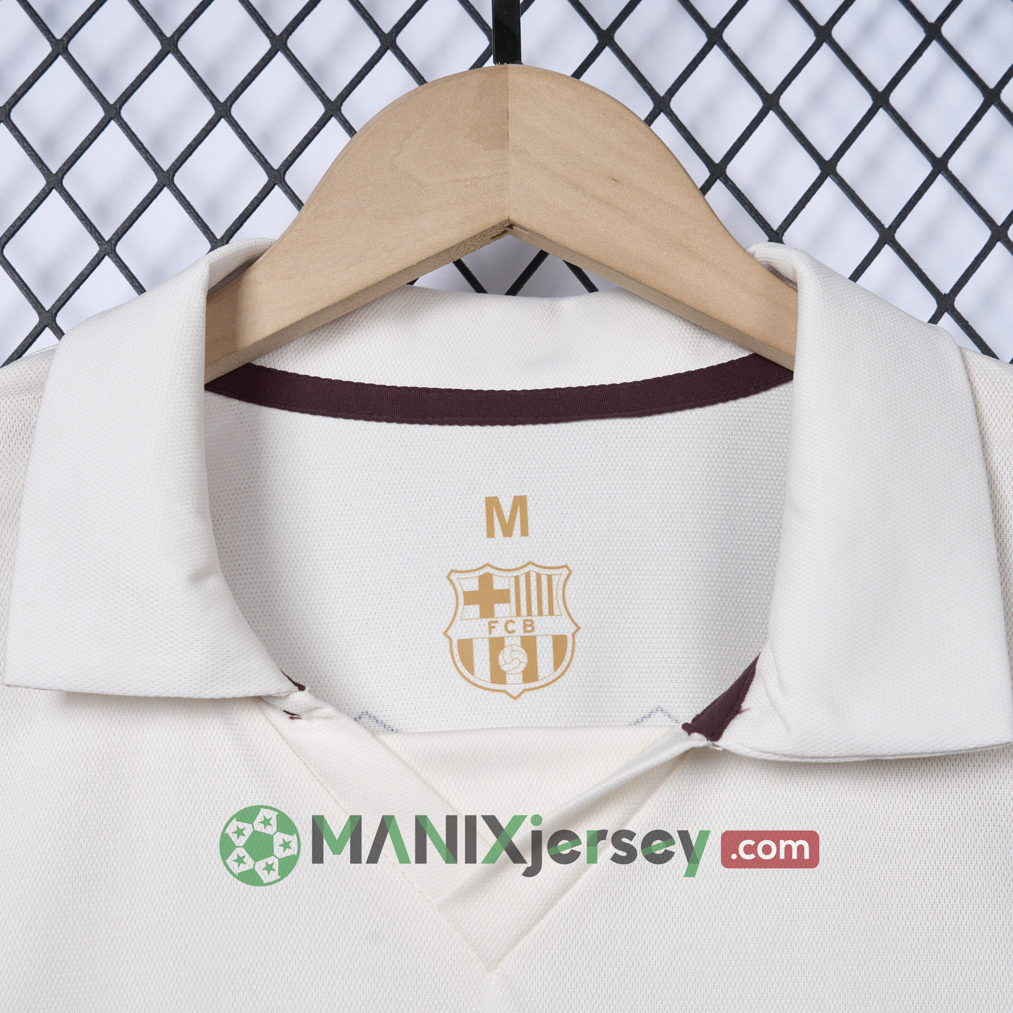 ManixJersey.com | Barcelona 24-25 Yamal Anniversary White Jersey - Fans Version -Customize Name, Number and Patch | Worldwide Shipping